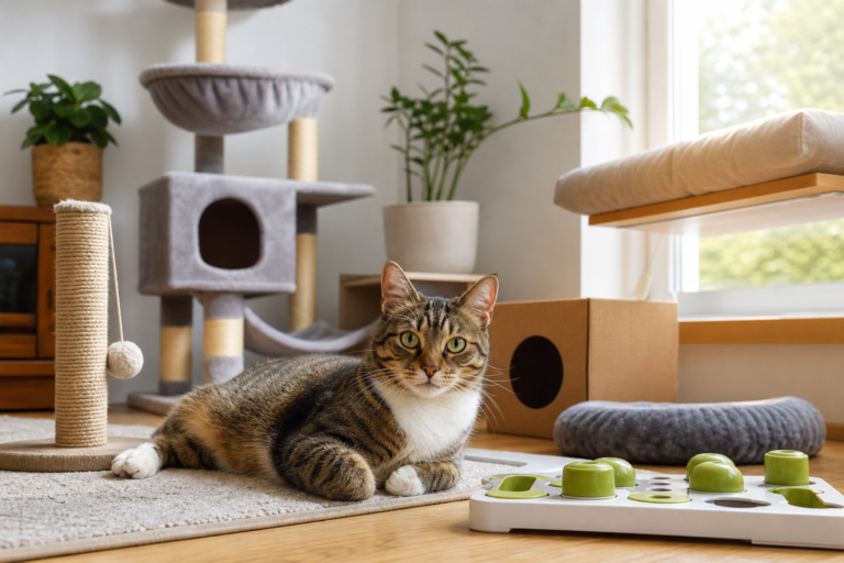 How to Create an Enrichment Routine for Indoor Cats Without Overcomplicating It
